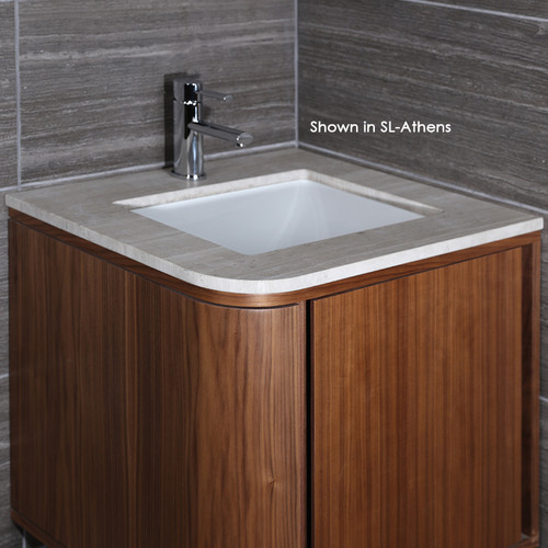 GA131RT Giulia Right Corner Countertop 24"W