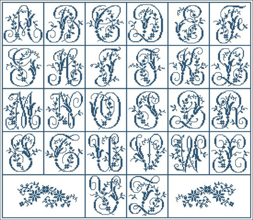 Elaborate Alphabet Small