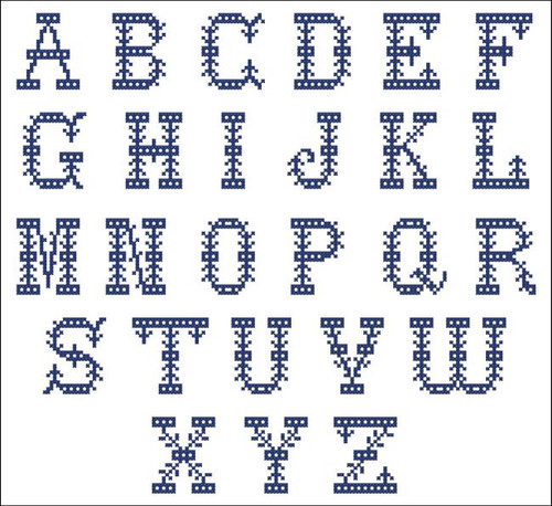 Vintage Alphabet 1082