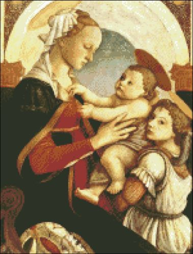 Madonna and Child with Angel