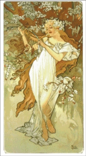 Spring by Mucha