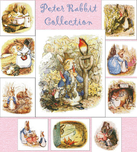 Peter Rabbit Cross Stitch Collection