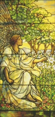 Angel Left Stained Glass