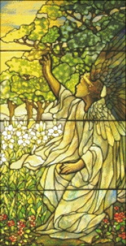 Angel Right Stained Glass