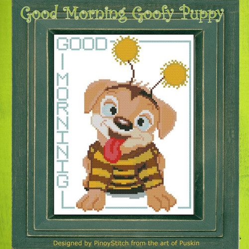 Good Morning Goofy Puppy