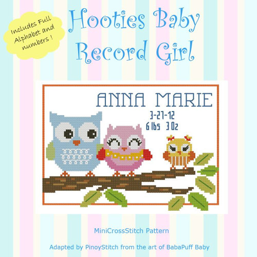 Hooties Baby Record Girl