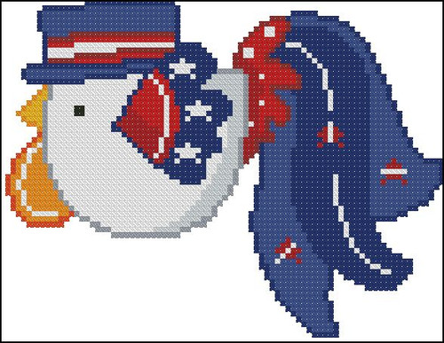 Patriotic Rooster 002