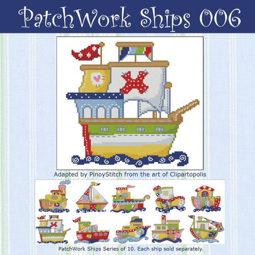 Patchwork Ships 006