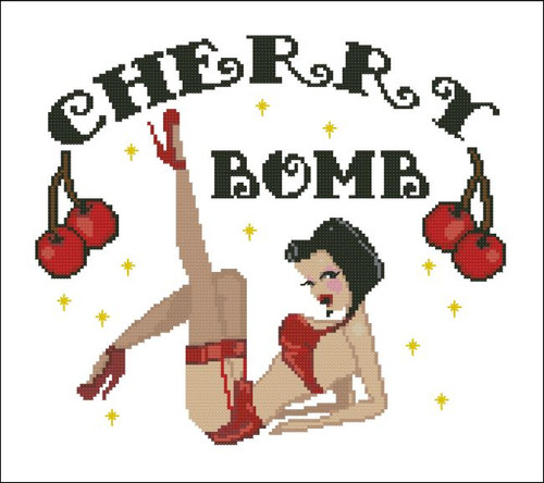 Cherry Bomb Sexy Pin up Girl