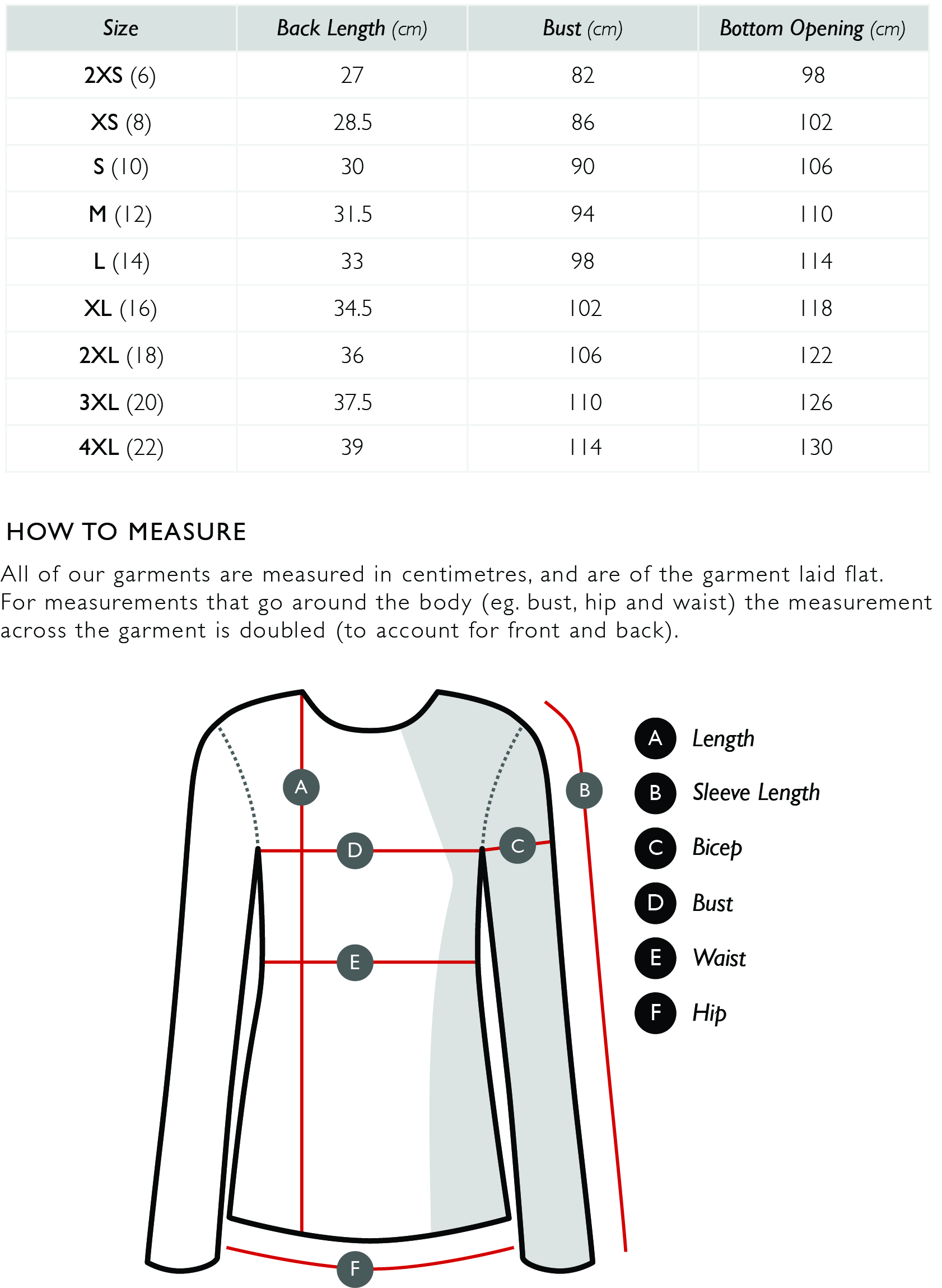 SIZE GUIDE width=