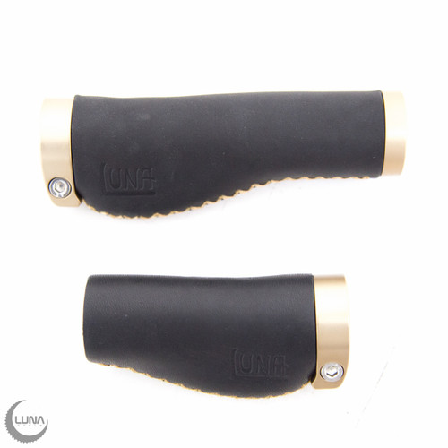 Luna Leather and Suede Half Grips