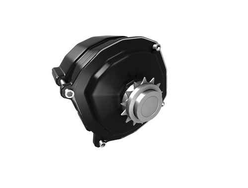 Cyclone Mid Drive Ebike Motor With Freewheel Sprocket