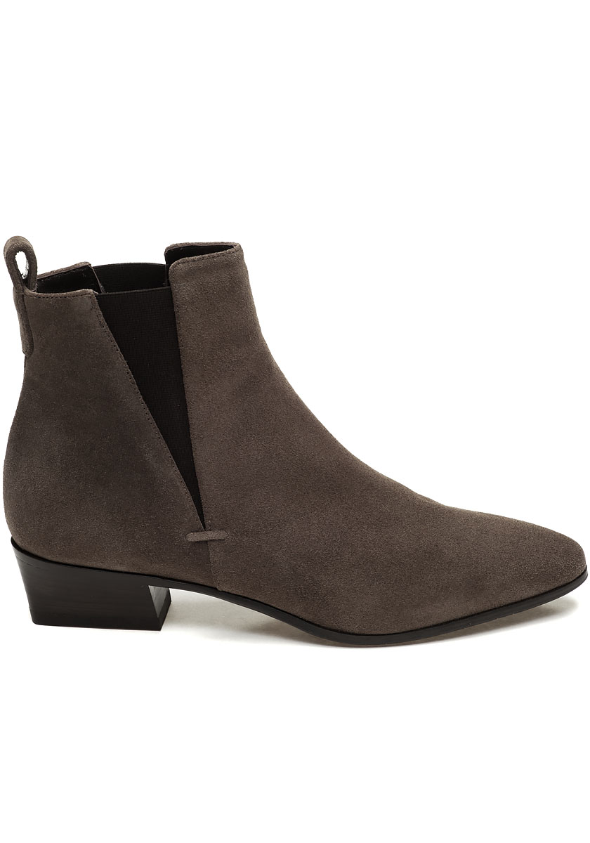 Fausta Taupe Suede Boot - Jildor Shoes