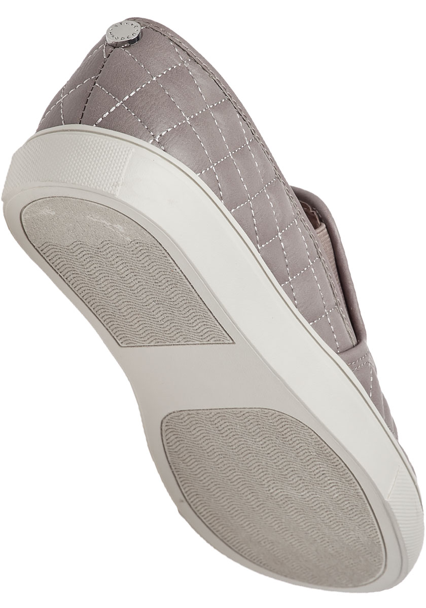 Ecentrcq Grey Quilted SlipOn Sneaker Jildor Shoes