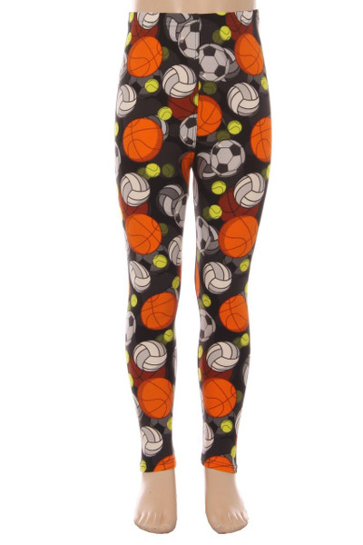 Wholesale Buttery Soft 3D Sports Ball Kids Leggings - LIMTED EDITION Wholesale Buttery Soft 3D Sports Ball Kids Leggings - LIMTED EDITION