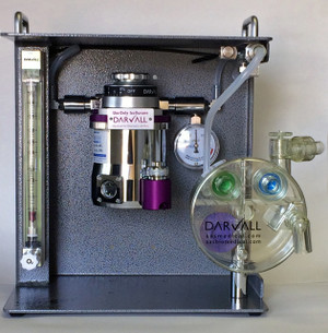 #9356D - Stinger Streamline Small Animal Anesthesia Gas Machine w Standard Circle Absorber