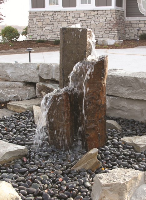 Basalt Rock Fountain - 3