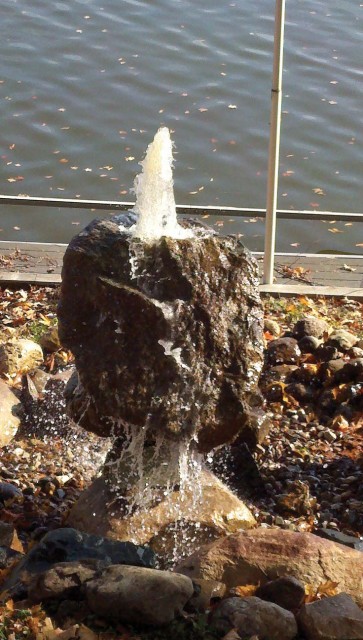 Basalt Rock Fountain - 4