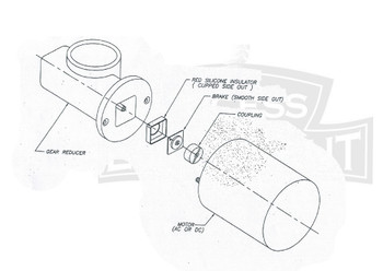 Spinalator Travel Motor with Heat Sink Spinalator Travel Motor with Heat Sink