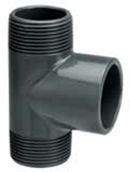 Pvc Tee Male threaded x Glue x Male Threaded Pvc Tee Male threaded x Glue x Male Threaded