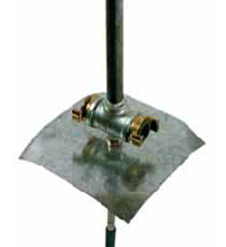 Standpipe with ground spike Standpipe with ground spike