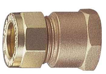 Brass Compression Copper x Female Threaded Adapter Brass Compression Copper x Female Threaded Adapter