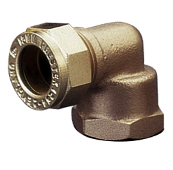 Brass Compression Copper x Female Threaded Elbow Brass Compression Copper x Female Threaded Elbow