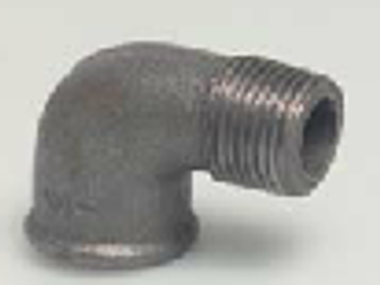 Black Iron Steel Metal Male/Female M/F Elbow 90° Black Iron Steel Metal Male/Female M/F Elbow 90°