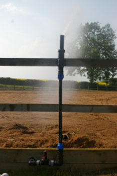 Outdoor riding arena irrigation Outdoor riding arena irrigation