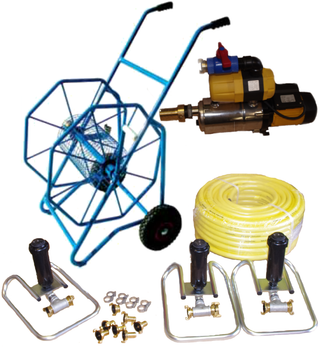 Pump & Three Sprinklers for 60mtr x 20mtr riding arena Pump & Three Sprinklers for 60mtr x 20mtr riding arena