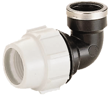 MDPE Plasson Coupler Elbow Female Take Off Joiner compression fitting MDPE Plasson Coupler Elbow Female Take Off Joiner compression fitting