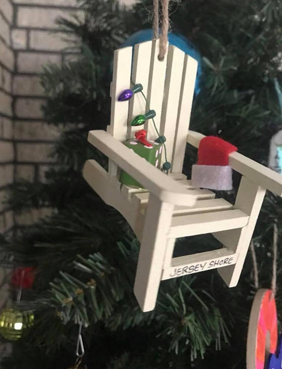 Jersey Shore Adirondack Chair Ornament