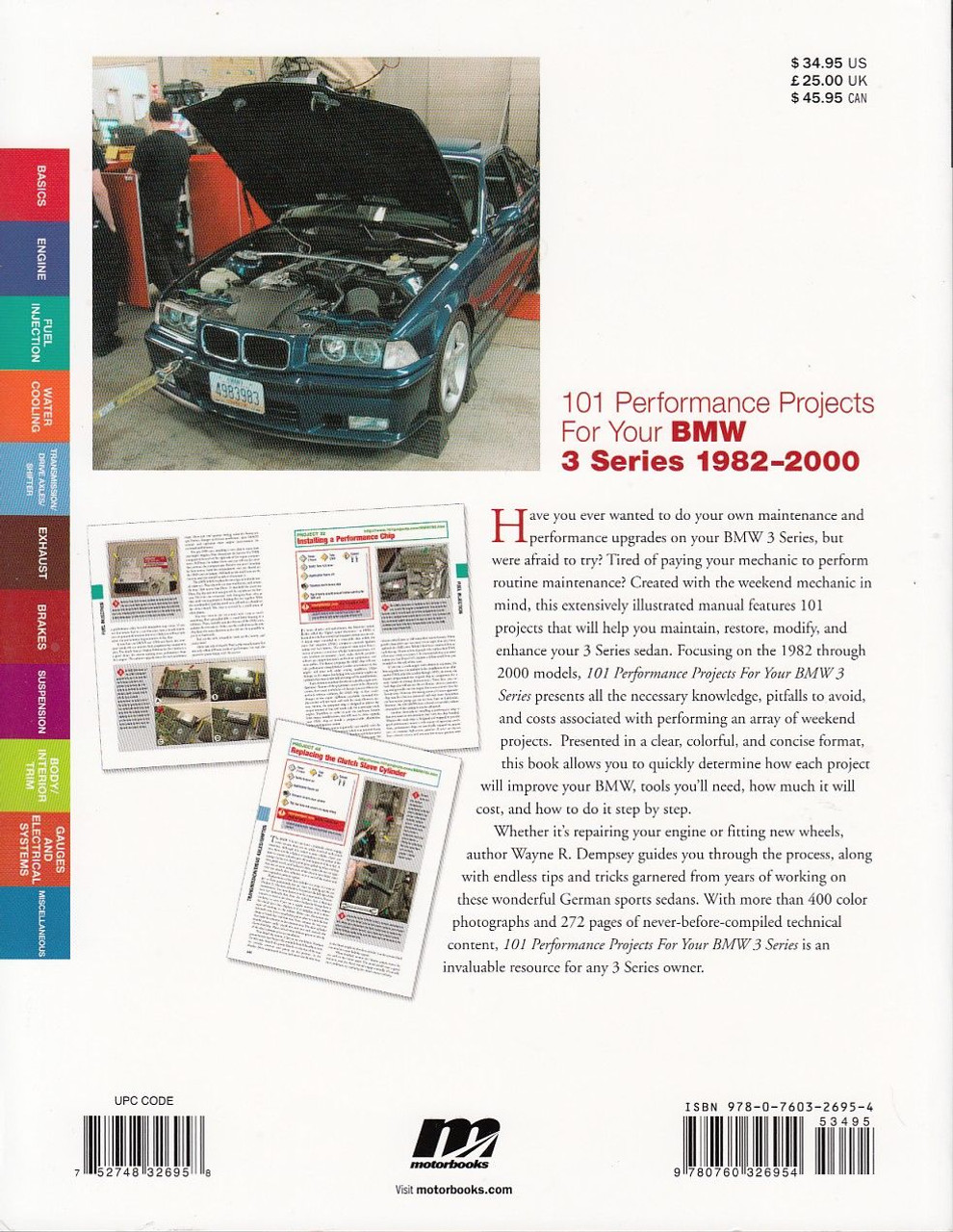 ... 101 Performance Projects for Your BMW 3 Series 1982-2000 Back Cover ...