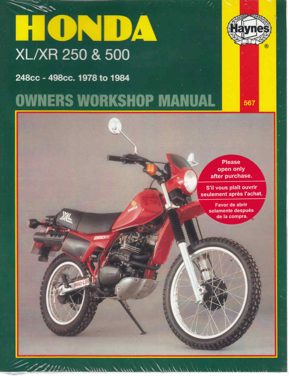 1980 honda xr80 service manual