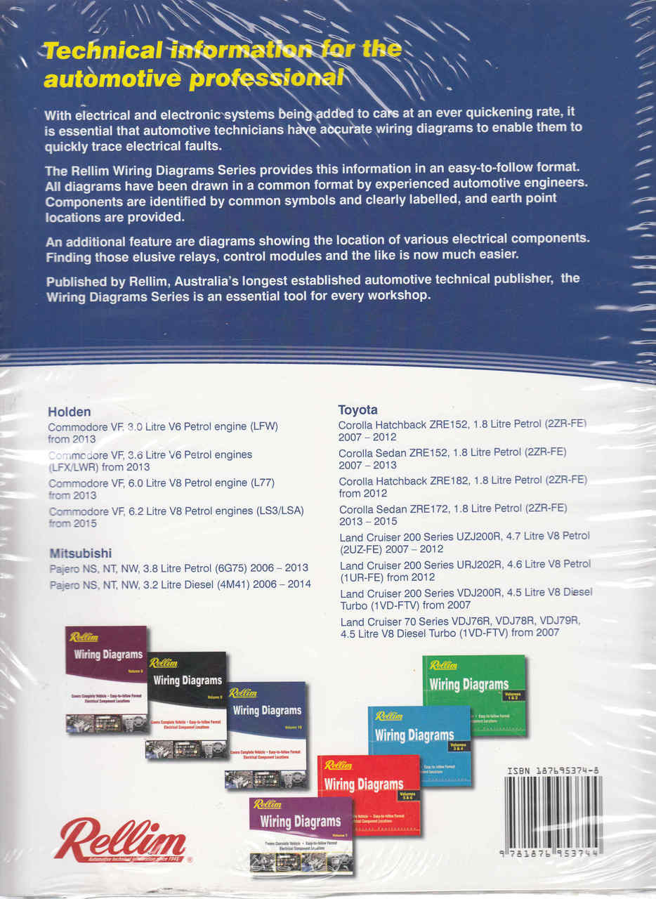 ... Rellim Wiring Diagrams Volume 10 (9781876953744)