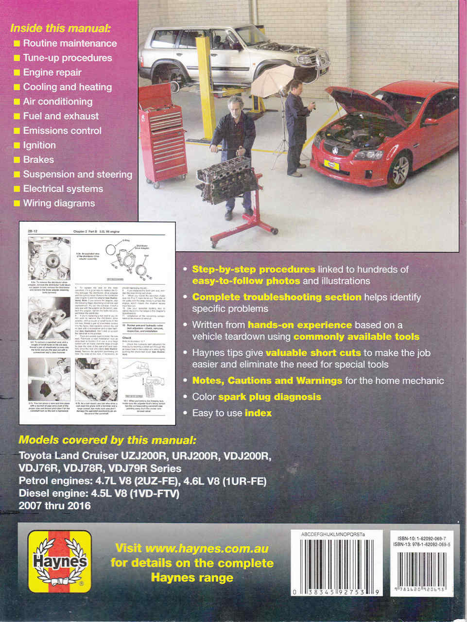 ... Toyota Land Cruiser 76, 78, 79 and 200 Series Petrol & Diesel 2007 -
