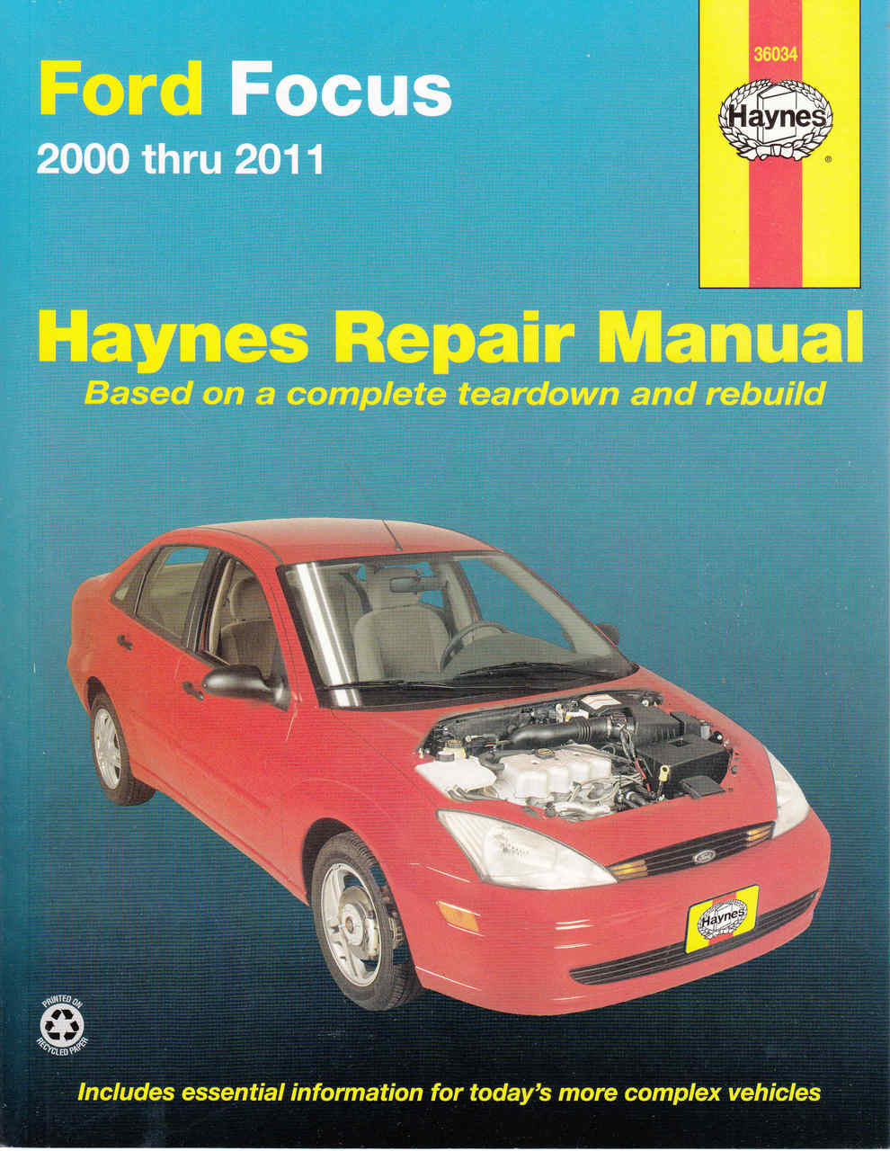 Ford Focus 2000 - 2011 (Petrol ) Workshop Manual (9781620920008) ...