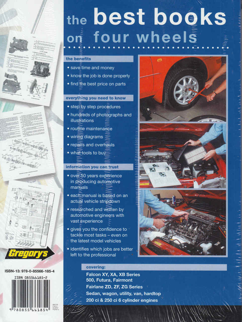 ... Ford Falcon, Fairlane 6 Cylinder Engines 1970 - 1976 Workshop Manual - back ...