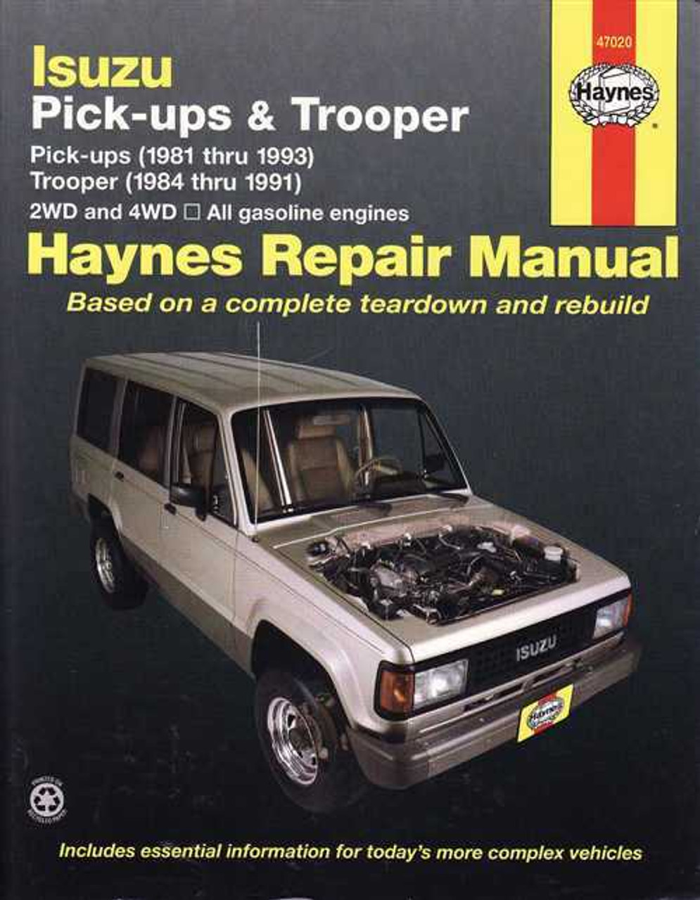 Haynes Repair Manual 2004 Isuzu Rodeo Haynes Repair Manual 2004 Isuzu Rodeo