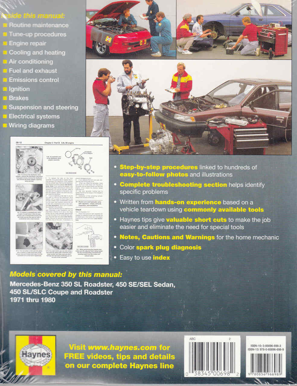 Mercedes - Benz 350 & 450 1971 - 1980 Workshop Manual Mercedes - Benz 350 & 450 1971 - 1980 Workshop Manual