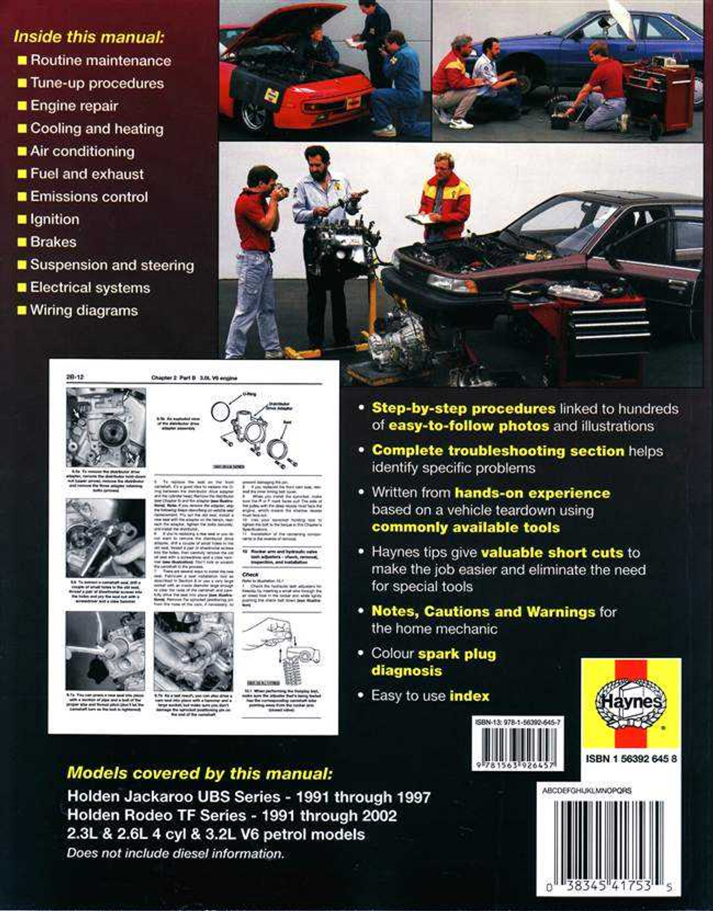 Holden Jackaroo Ubs 1996 Repair Manual
