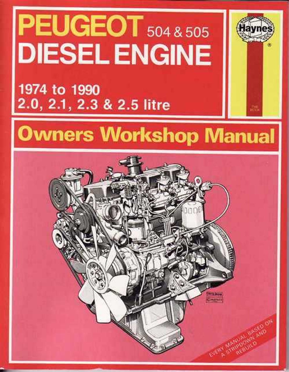 Peugeot 504  U0026 505 Diesel Engine 1974