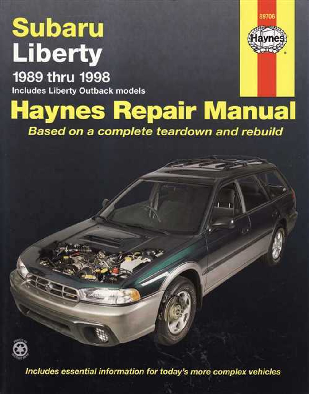 Subaru Liberty 1989 - 1998 Workshop Manual