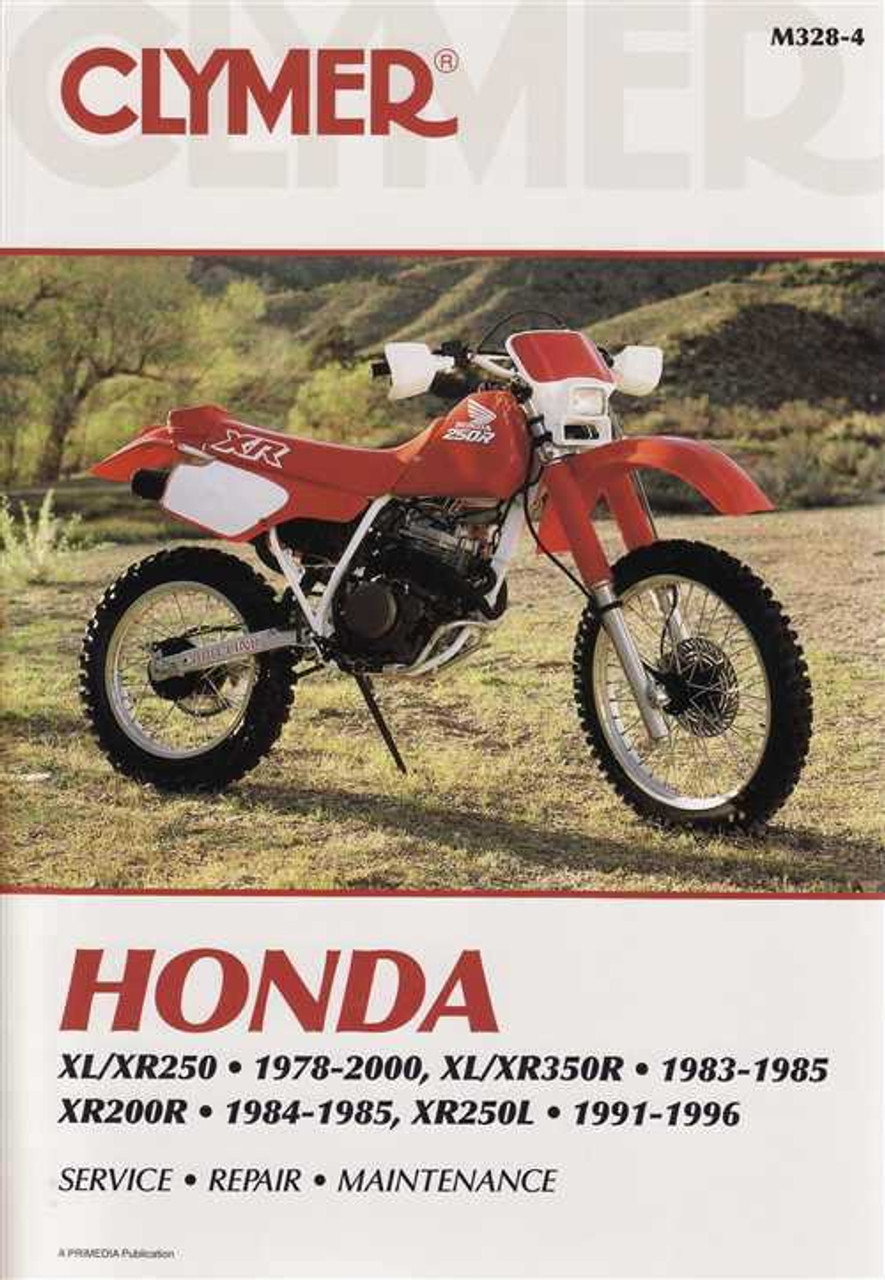 Honda Xr100 2016 Service Manual