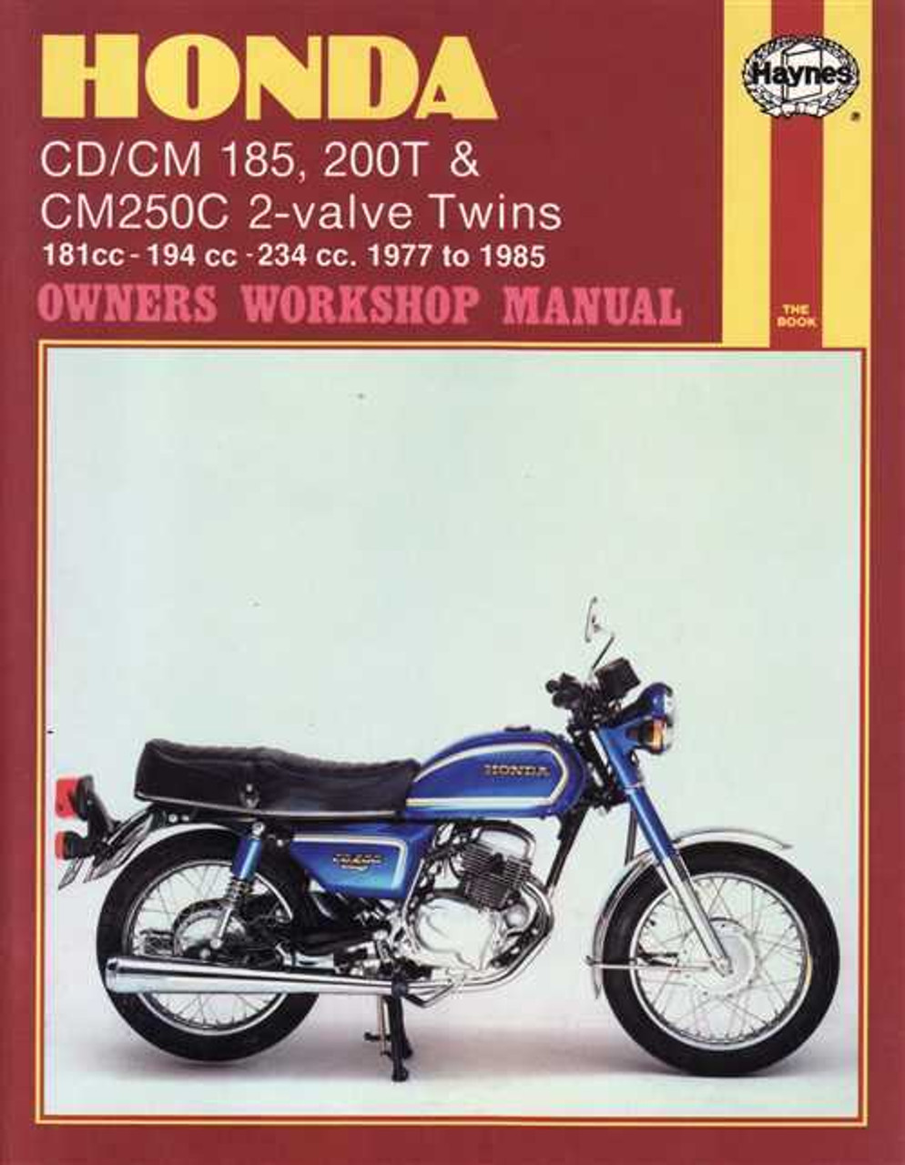 Honda Cd Cm 185 200t Cm250c 181cc 194cc 234cc 1977