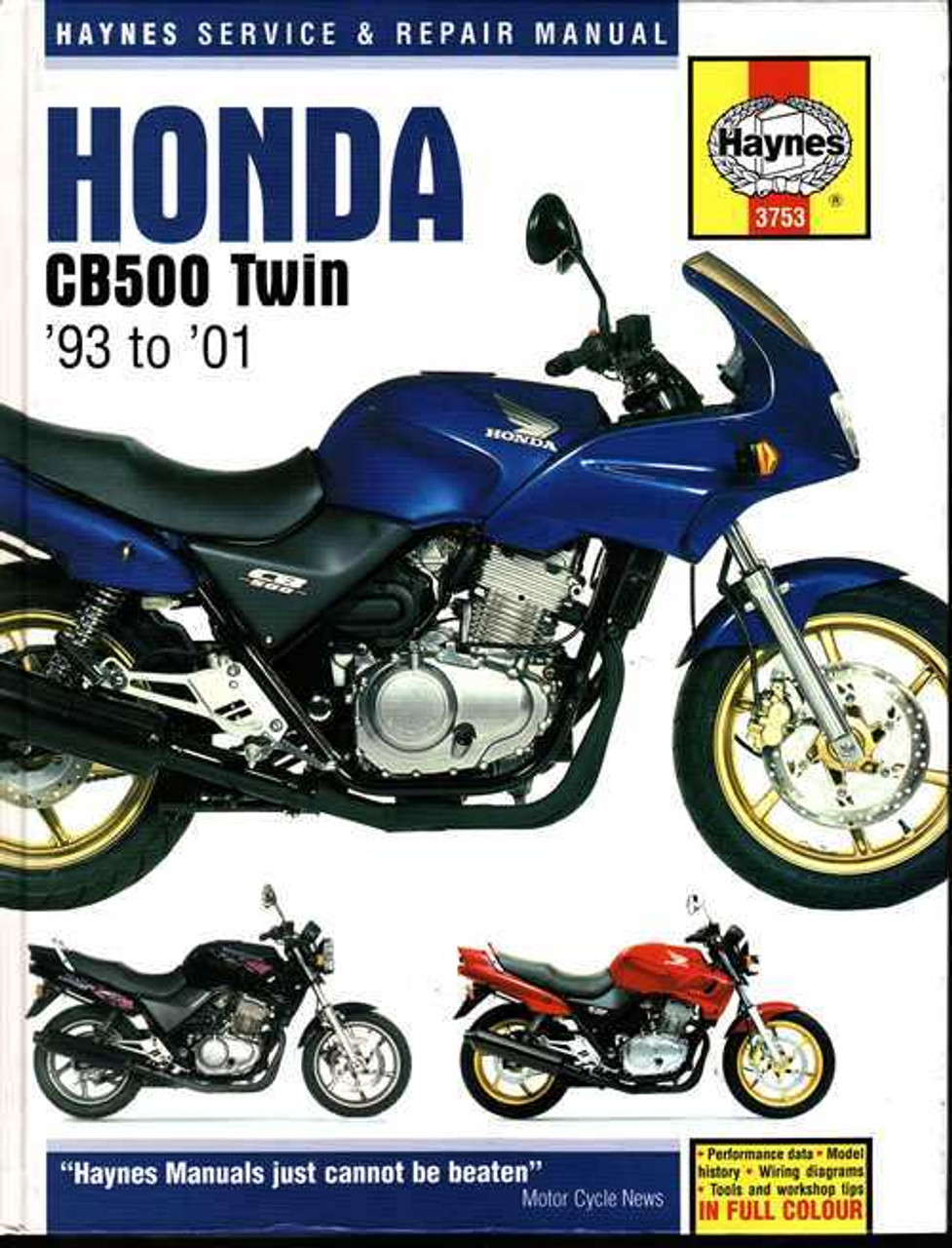 Honda CB500 Twin 1993 - 2001 Workshop Manual Honda CB500 Twin 1993 - 2001 Workshop Manual