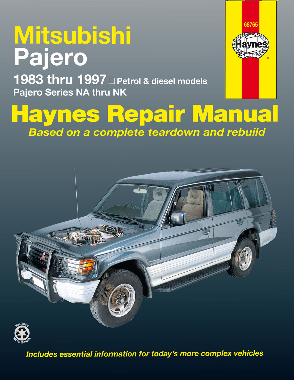 Mitsubishi Pajero NA thru NK, Petrol and Diesel 1983 - 1997 Workshop Manual