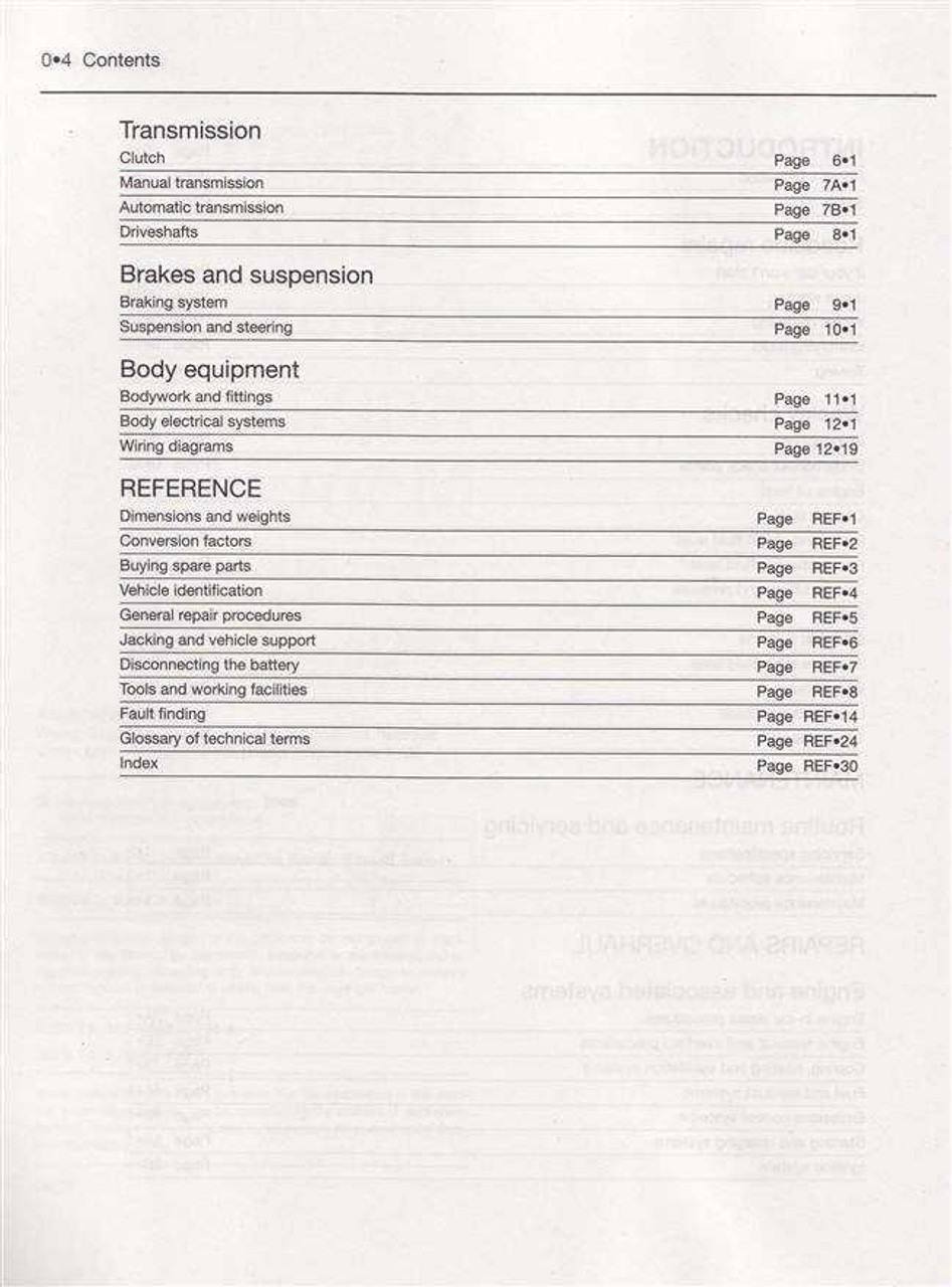 Nissan Pulsar N16 Series 1 6l 1 8l Petrol 2000