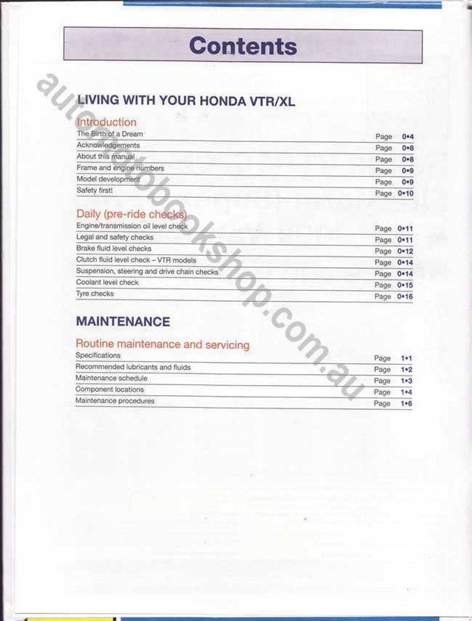 Download 1997 Honda Vtr1000f Manual Download 1997 Honda Vtr1000f Manual