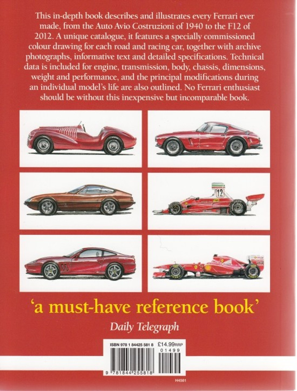 Ferrari All The Cars: Every Ferrari Ever Made Described & Illustrated (2nd Editi